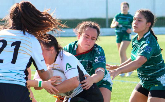 Ilusión y confianza en el Jaén Rugby femenino tras ganar de forma contundente