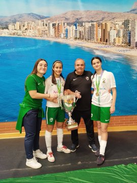 Ana Martos y Andrea Blázquez campeonas de España con la Selección Andaluza Sub-16 de Fútbol Sala